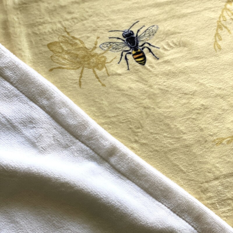 Bumblebees Plush Throw Blanket