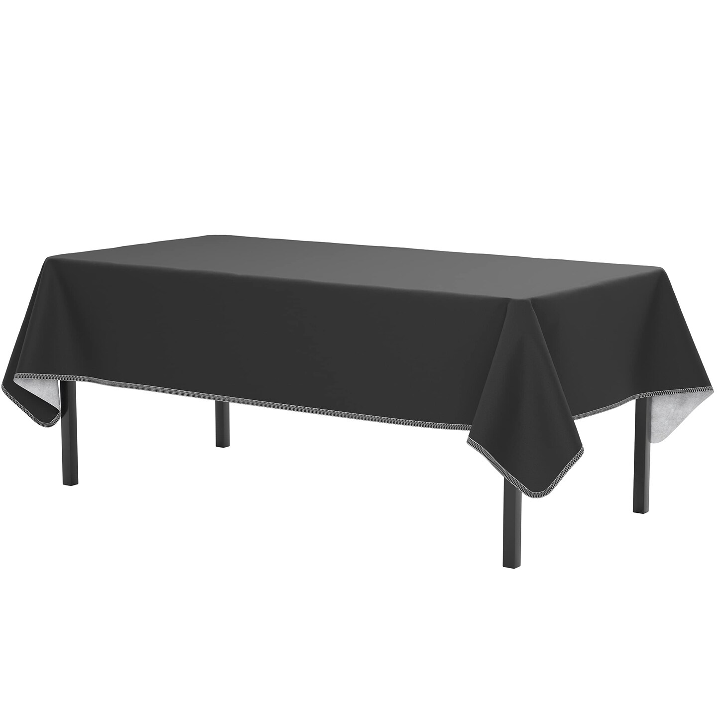 Exquisite Vinyl Tablecloth – 54" x 108" – Pack of 1 – Rectangular Plastic Table Cover with Flannel Backing – Reusable & Waterproof Tablecloth for Events and Parties