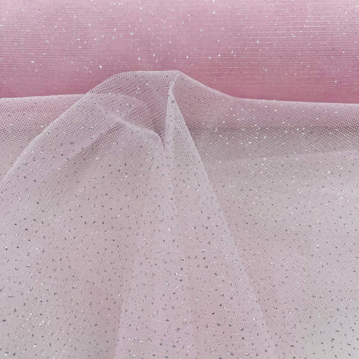 1 Yard Glitter Mesh Fabric Sparkle Net Material for Dresses Costumes and Décor 60 Inches Width