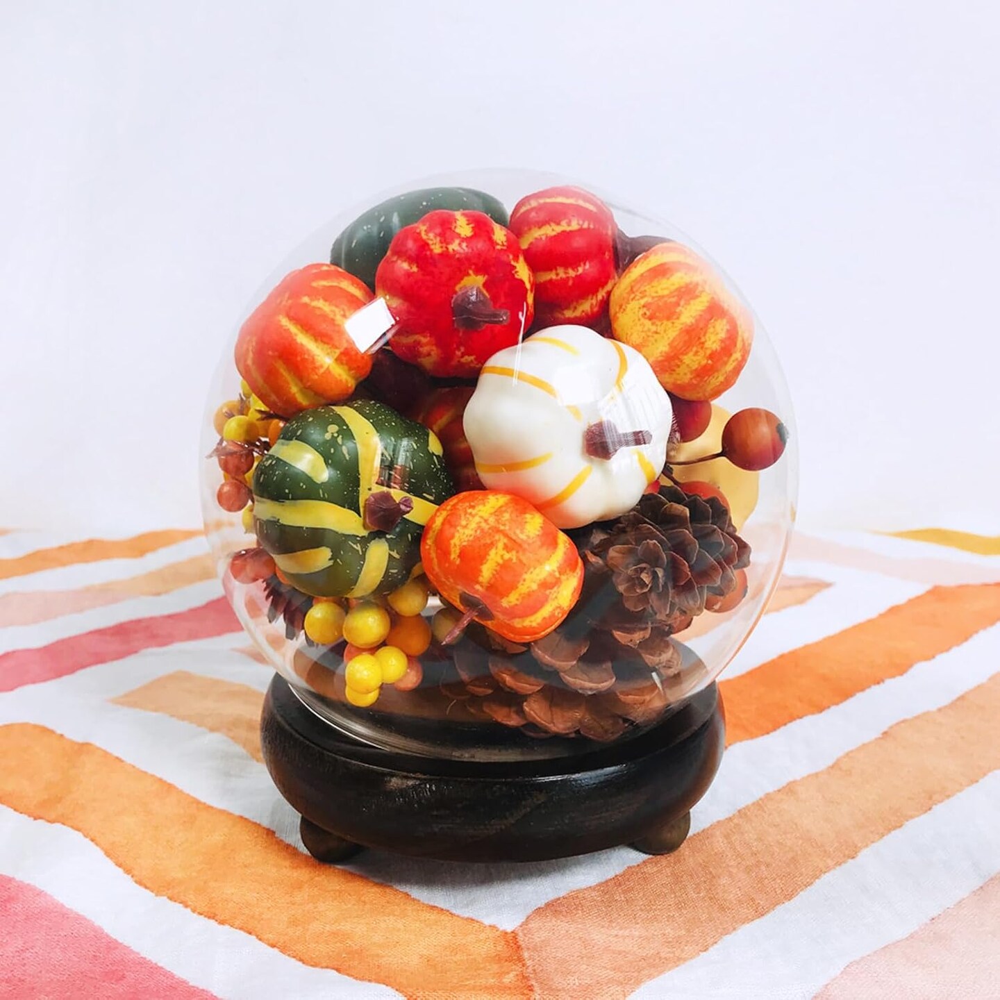 56 Pcs Assorted Mini Artificial Pumpkins