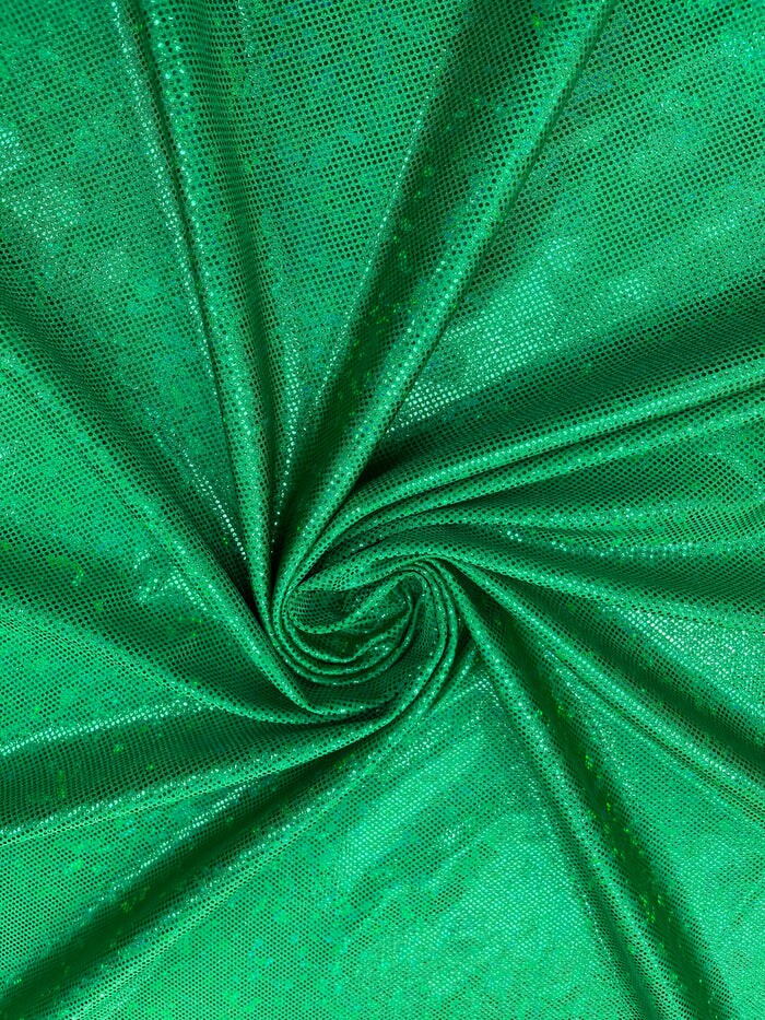 1 Yard Foggy Shattered Glass Foil Spandex Fabric 4 Way Stretch Reflective Nylon Blend 58-60 inches width