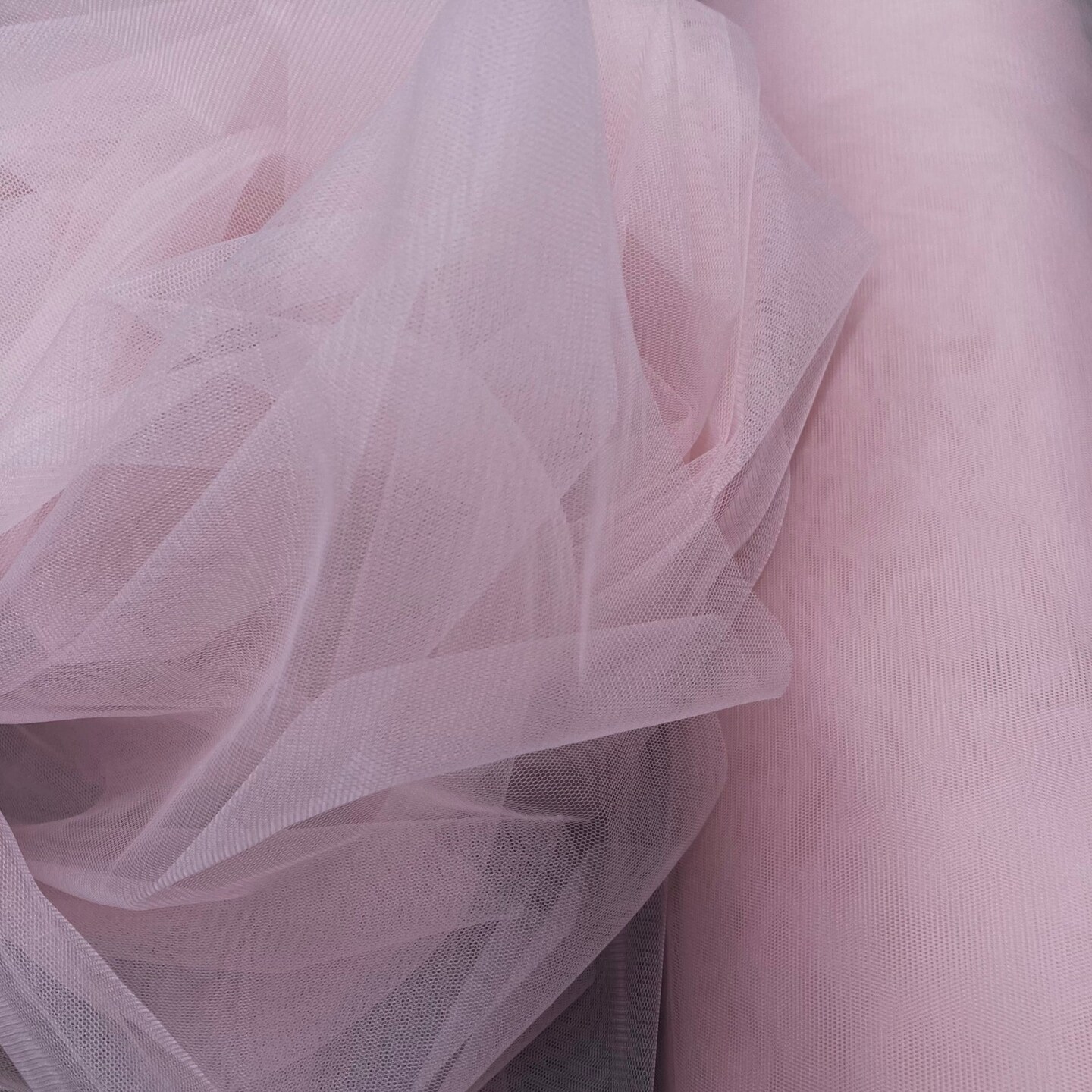 1 Yard 2-Way Stretch Nylon Net Mesh Fabric, 60" Width Lightweight Sheer Mesh for Gowns, Dancewear & Costumes