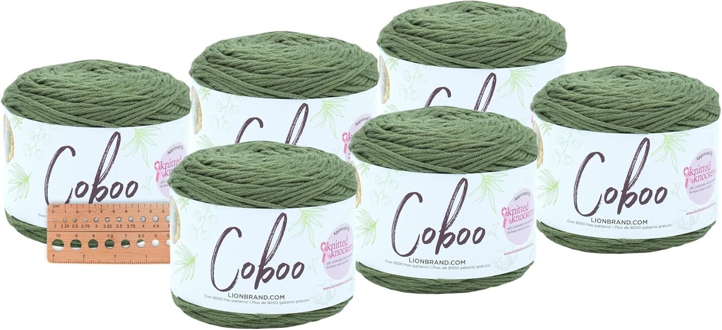 Lion Brand Yarn - Coboo 6 Pack