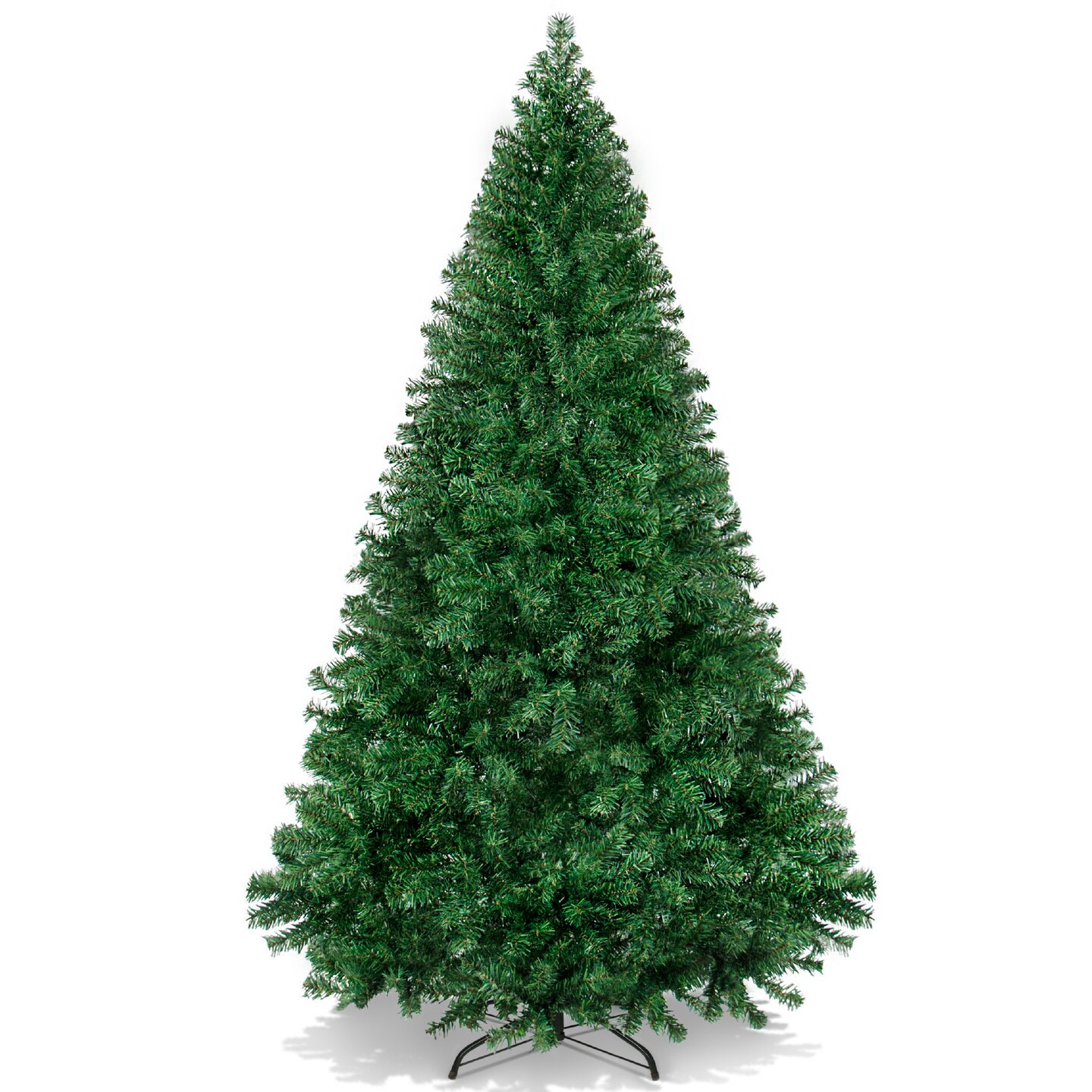 Best Choice Products Premium Hinged Artificial Christmas Pine Tree w/ Metal Base
