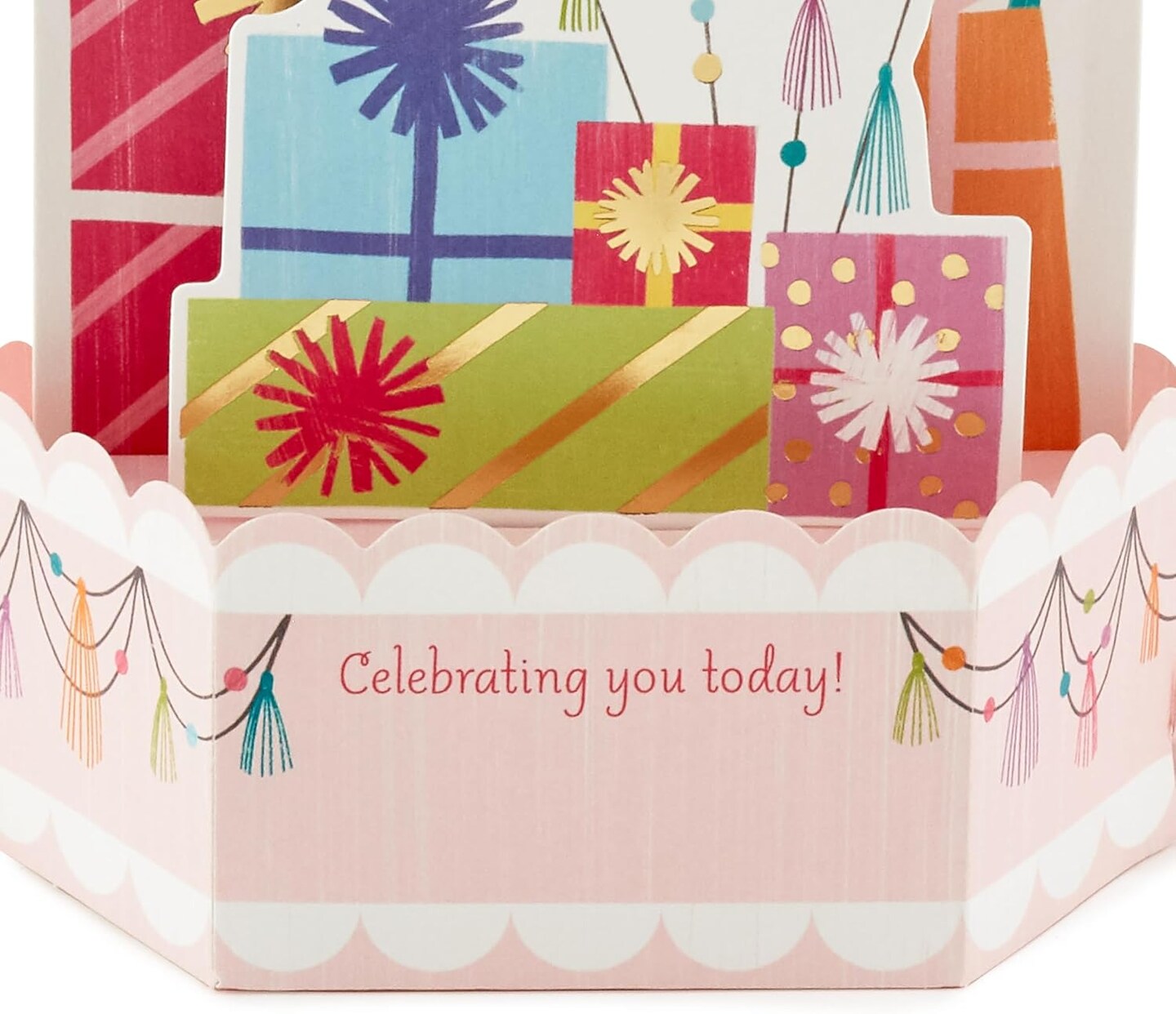 Musical Pop-Up Birthday Card – 3D Mylar Balloon Design, Plays Happy Birthday