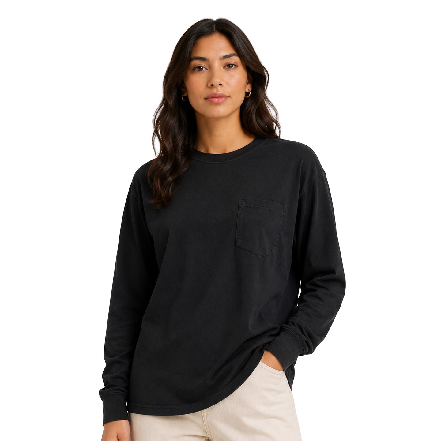 Comfort Colors Garment-Dyed Heavyweight Crewneck Long Sleeve