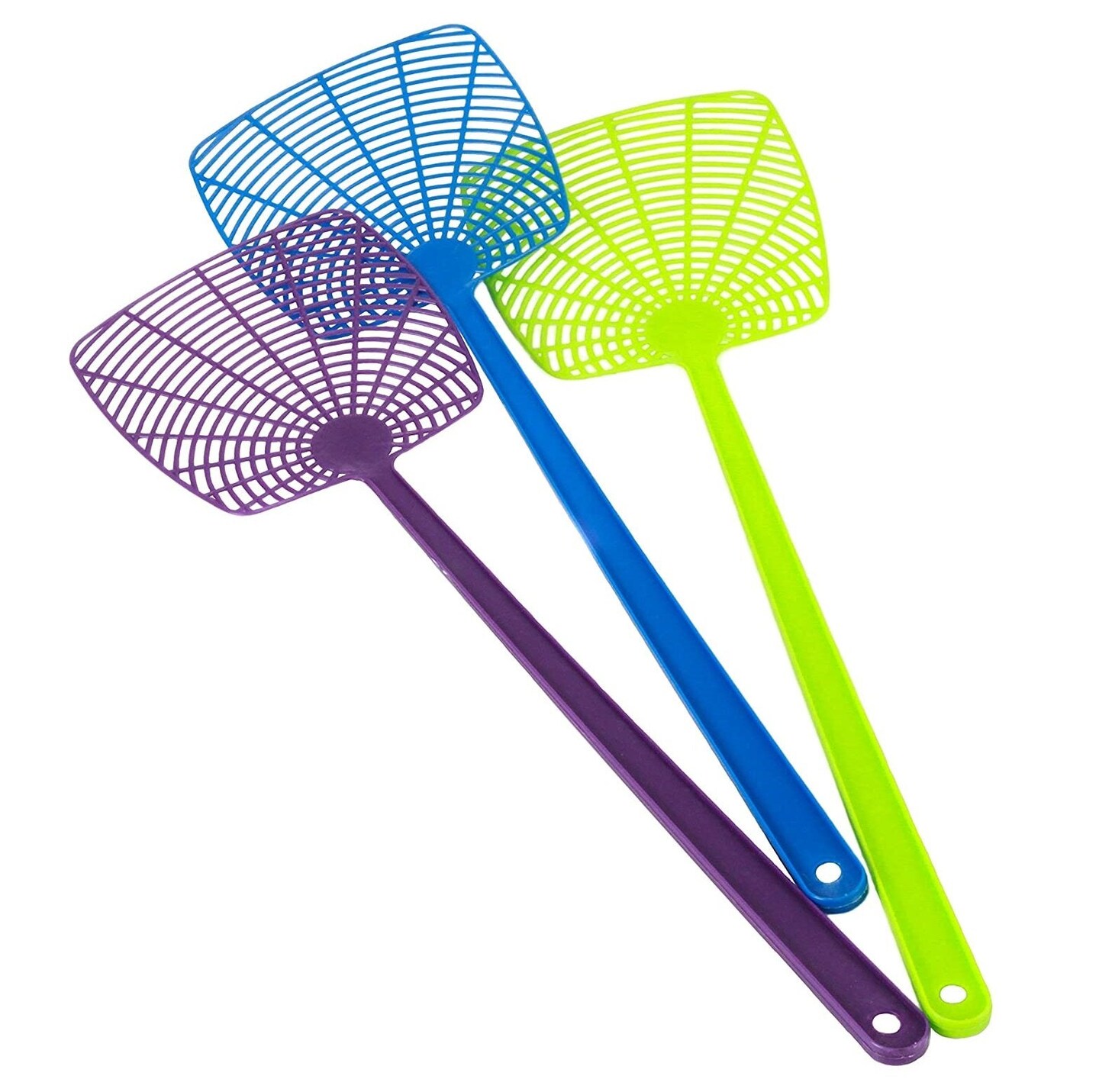 Chef Craft 18&#x22; Light Plastic Fly Swatter 3pc Set with Hanging Hole