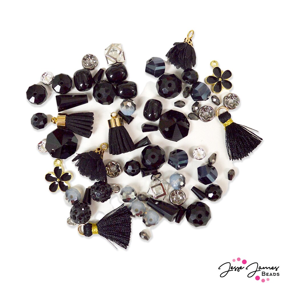 Jesse James Beads Mini Bead Mix in Blackberry Baby
