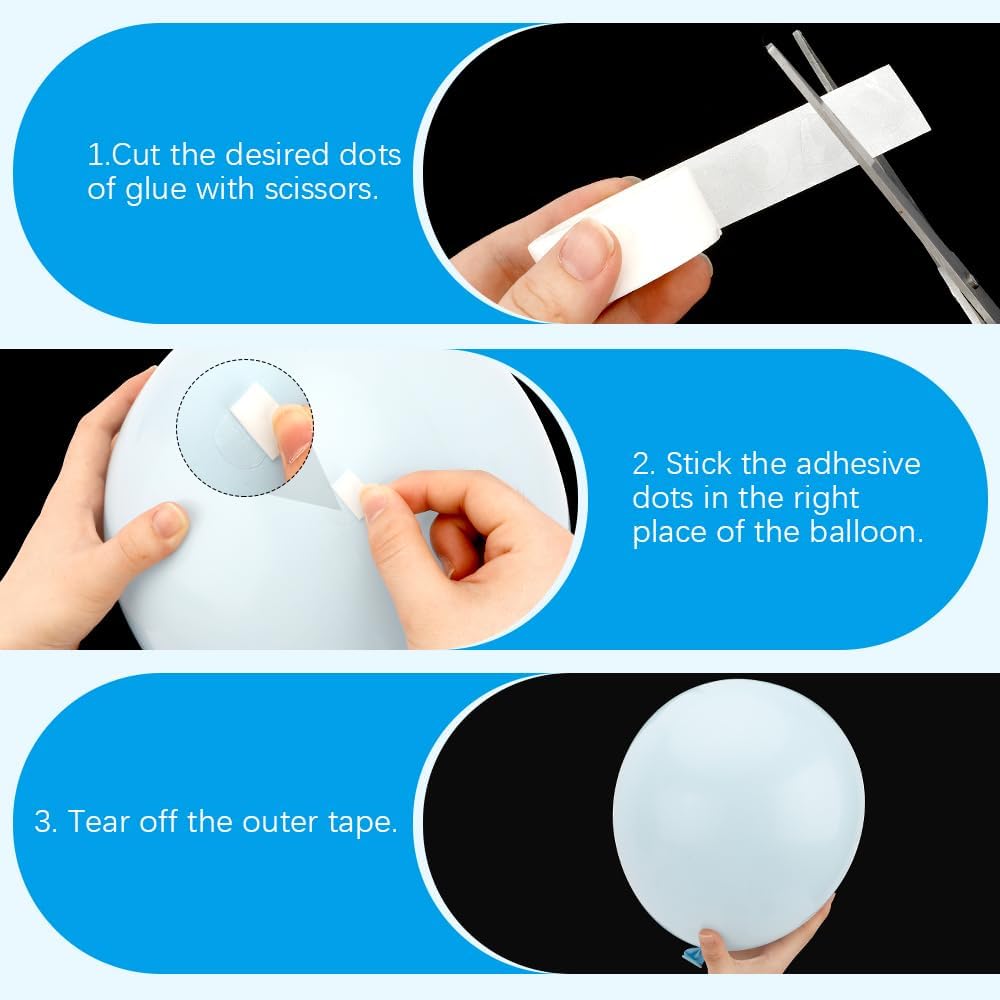 Balloon Garland Arch Kit Balloon Arch Kit Balloon Arch Strip Balloon Garland Kit Balloon Tape Baby Shower Decorations Balloon Tape And Glue Dots Birthday Decorations Balloon Garland Strip