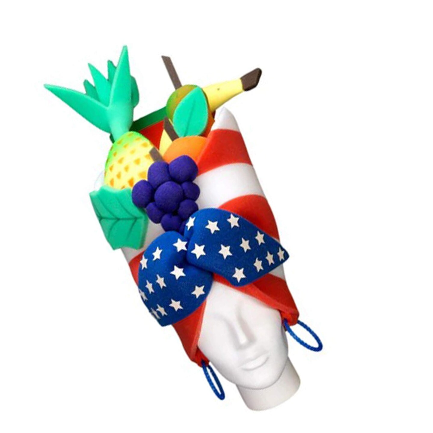 USA Carmen Miranda Hat Vibrant &#x26; Patriotic Party Accessory