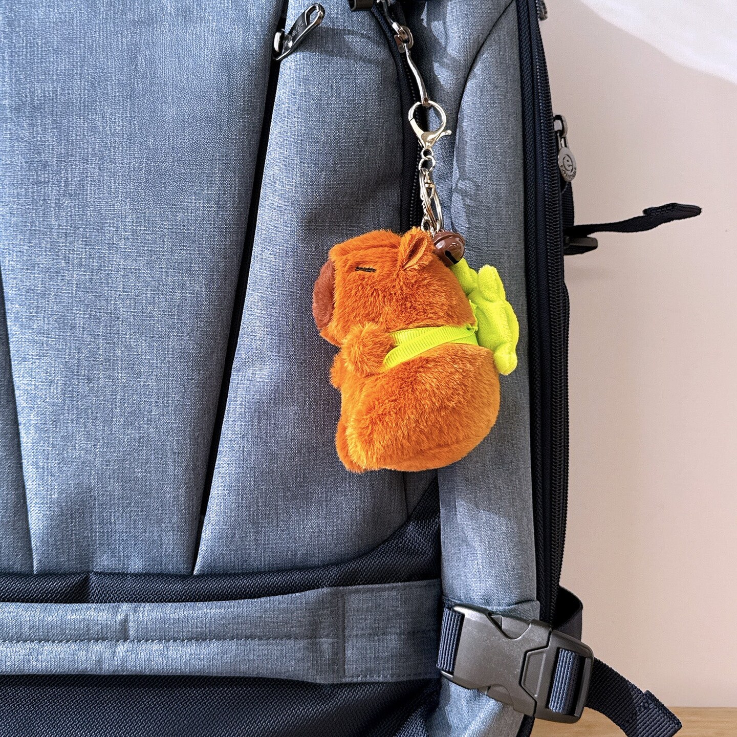 Wrapables Cute Plush Keychain Pendant Charm for Bag, Capybara
