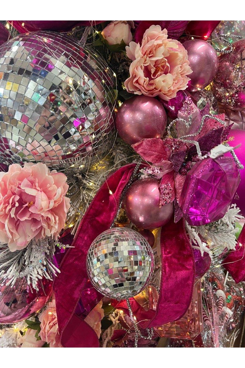 4&#x22; Mosiac Mirror Ball Ornament