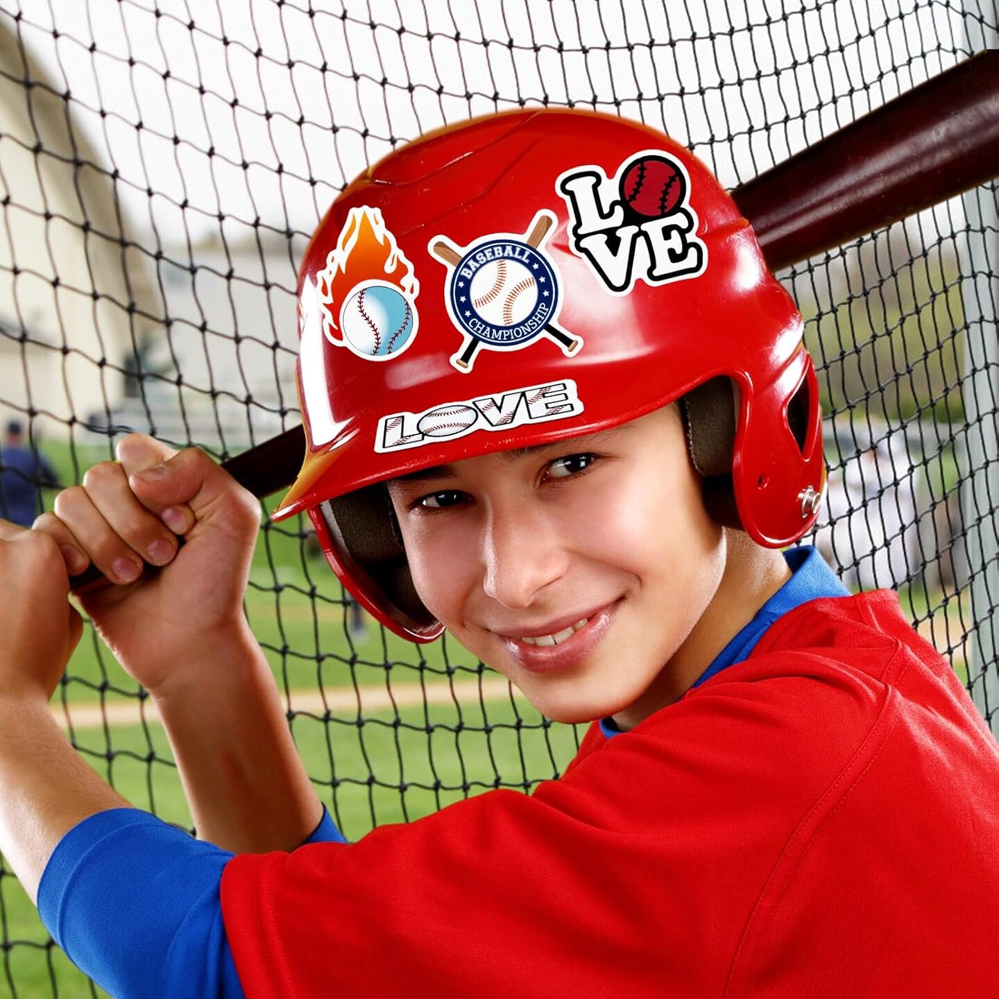 150PCS Baseball Stickers - Waterproof, Vinyl, for Bottles, Helmets, Posters &#x26; Scrapbooks - Gifts for Teens &#x26; Kids