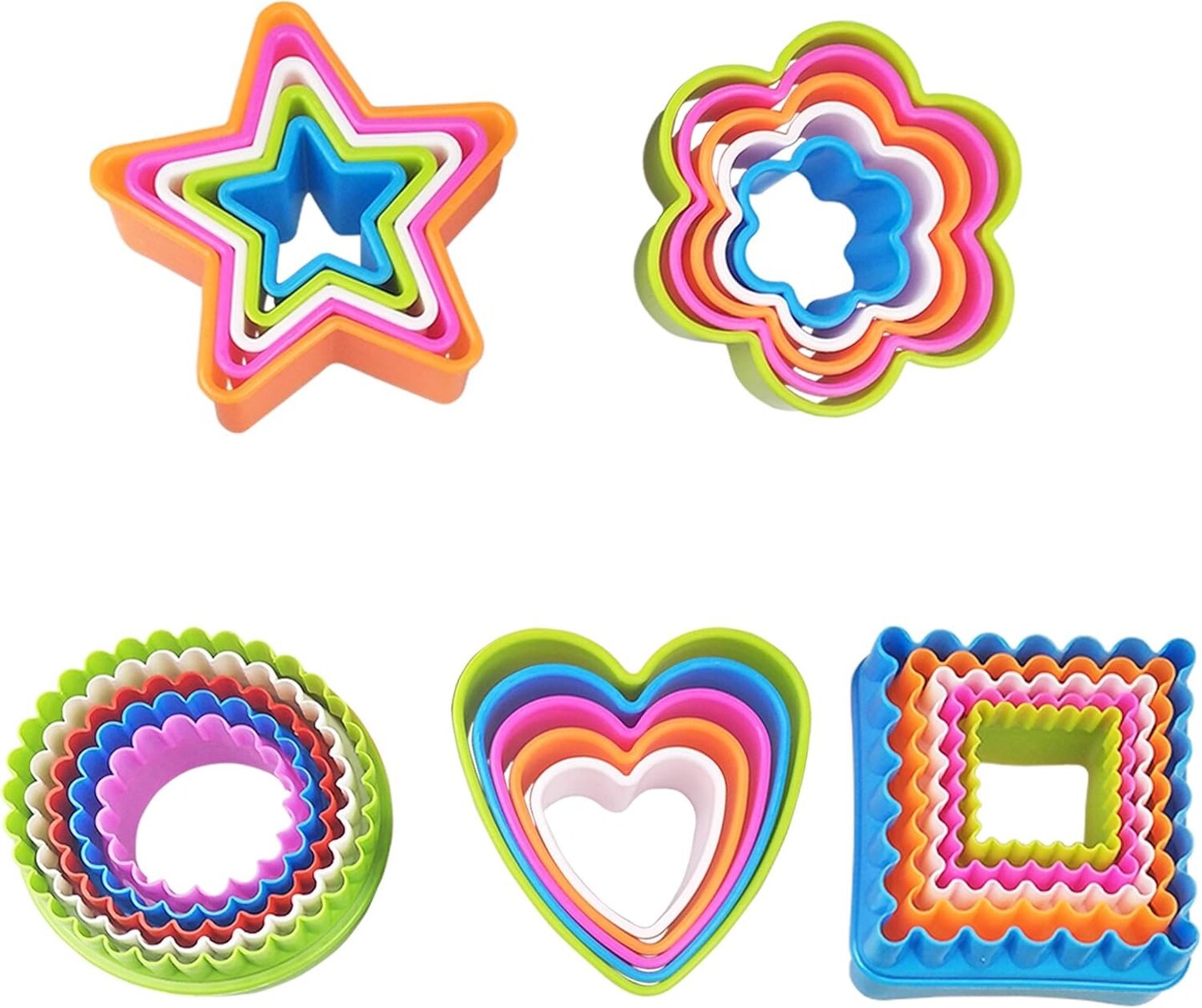 Cookie Cutter Set Multi Size 25 Pieces