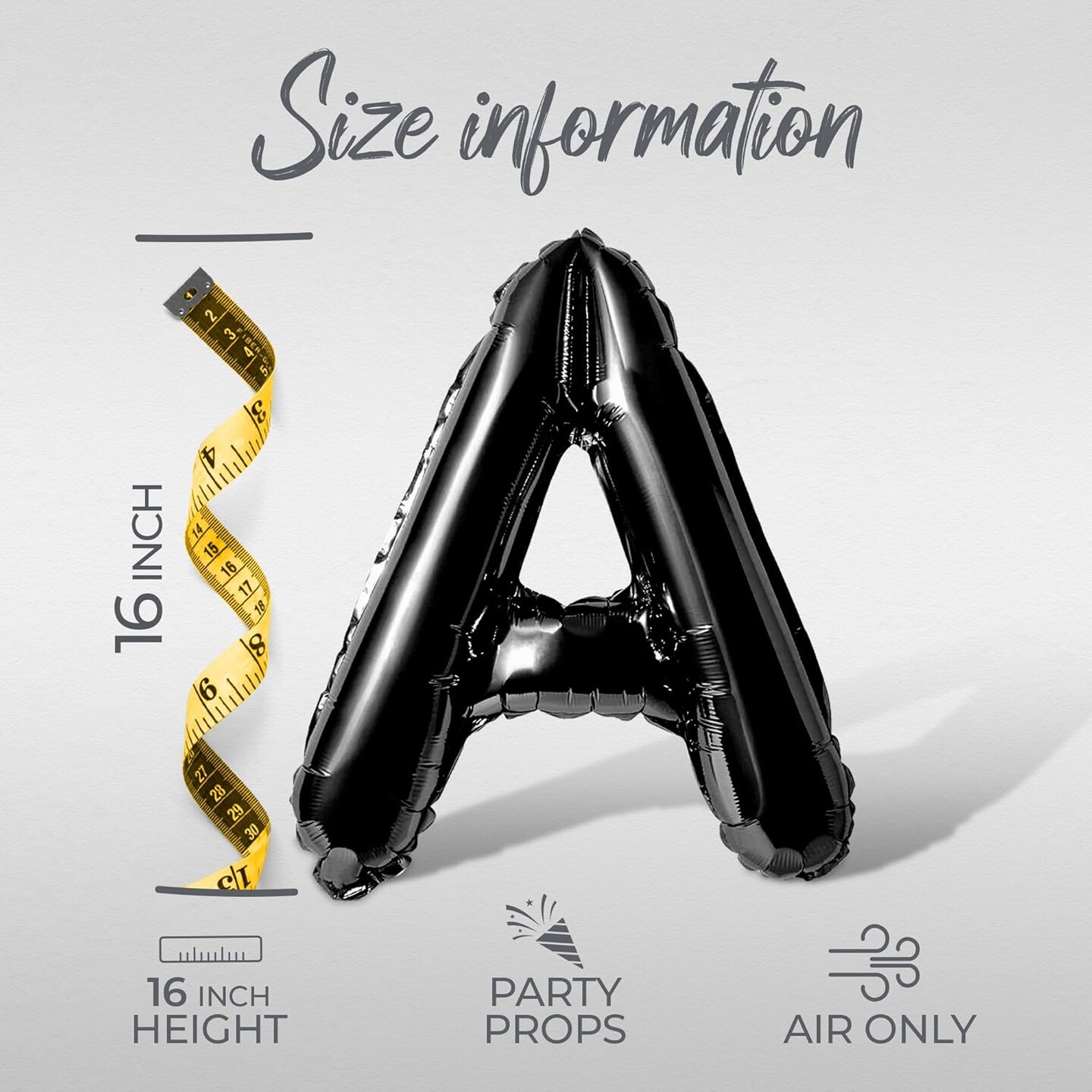 16in Black Foil Letter Balloons, “Will You Be My Girlfriend” Banner