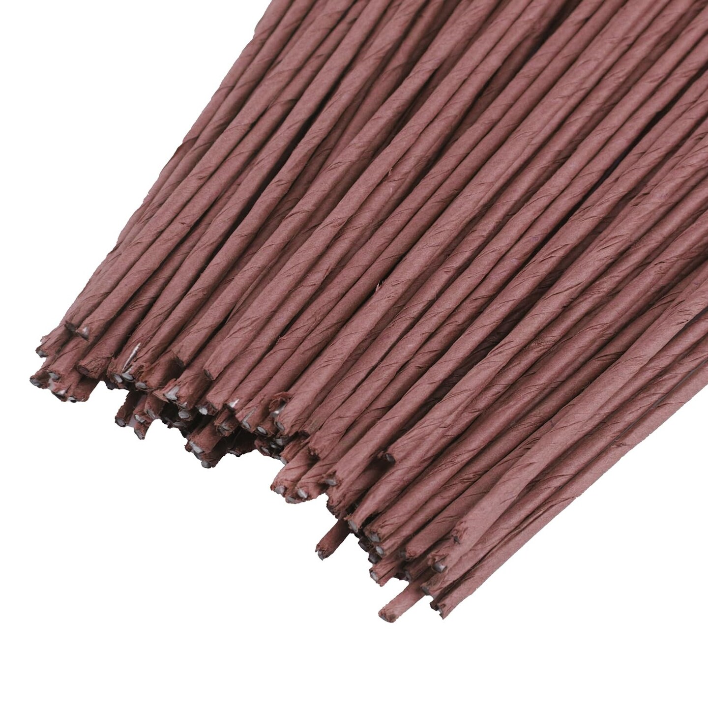 400 PCS 16 Inch Floral Wire Stems,14 Gauge Floral Wire for Wiring Fresh Flowers, Creating Floral Crowns, DIY Crafts, Artificial Flower, Brown