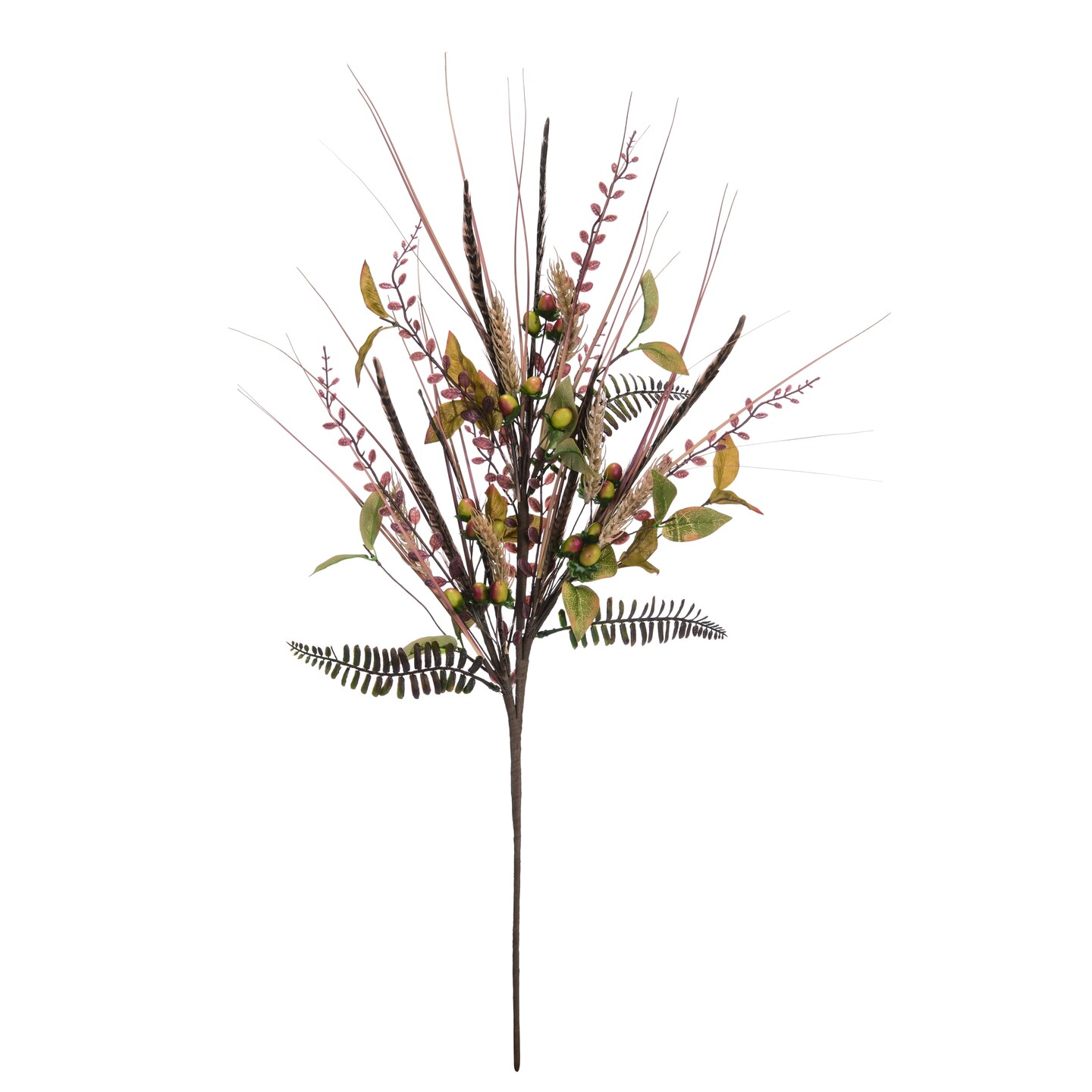 Transpac Artificial 28 in. Multicolor Harvest Wheat Spray