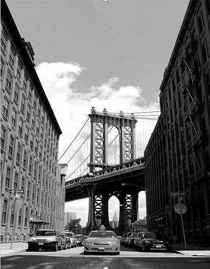 New York city art prints framed Set of 5 Black and White