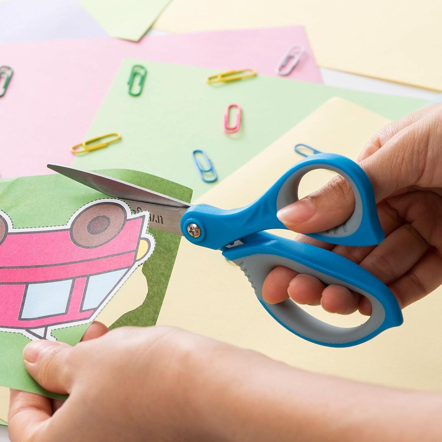 7" School Scissors 3-Pack – Sharp Pointed Tip, All-Purpose, Right & Left Handed for Students, Teachers & Crafts