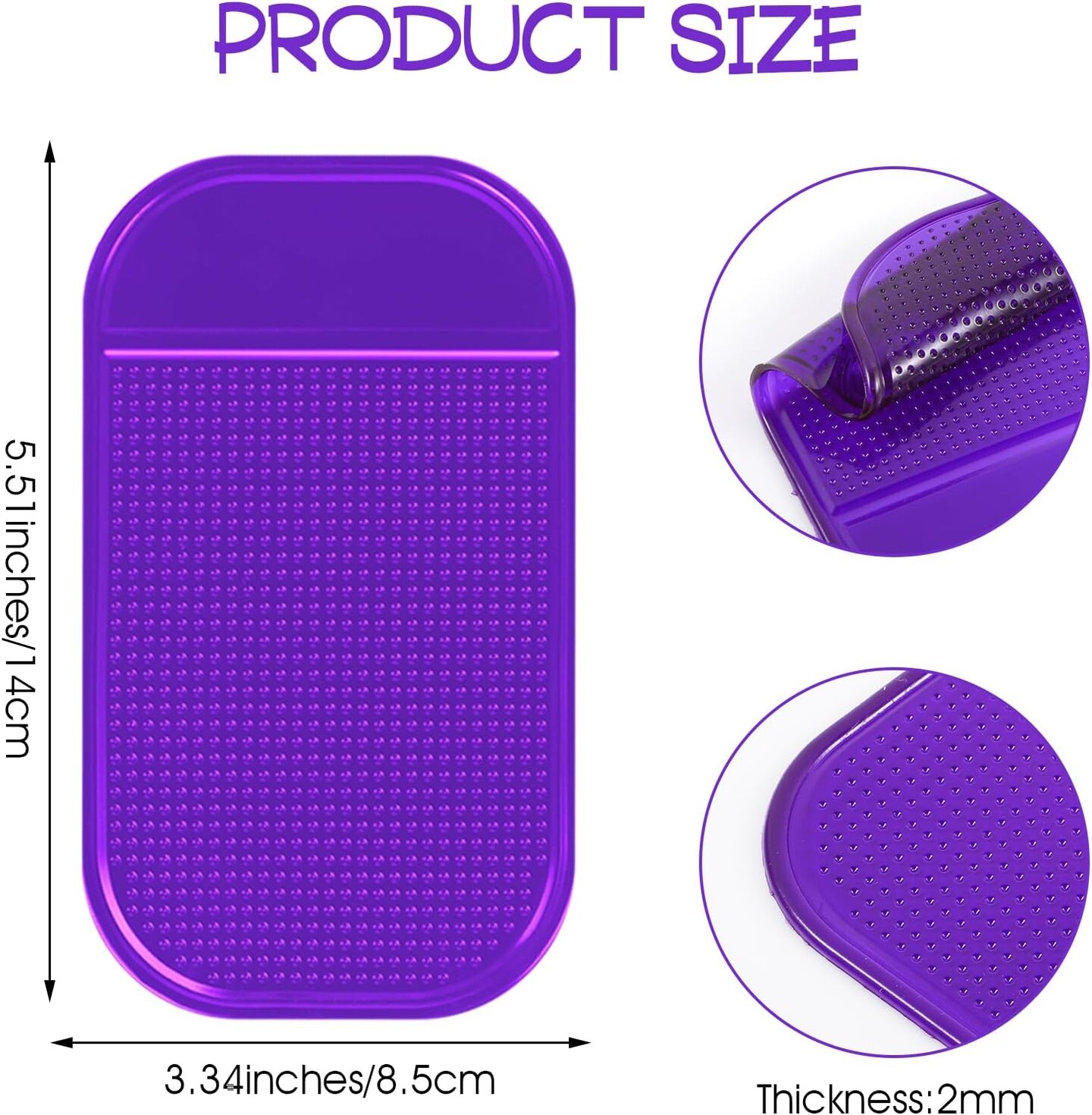 6 PCS Diamond Art Mat Anti Slip Pad, Diamond Art DIY Diamond Sticky Tray Gel Painting Tools Diamond Non-Slip Universal Gel Pad Holder Kits for Adults Diamond 5D Painting Accessories (6 Color)