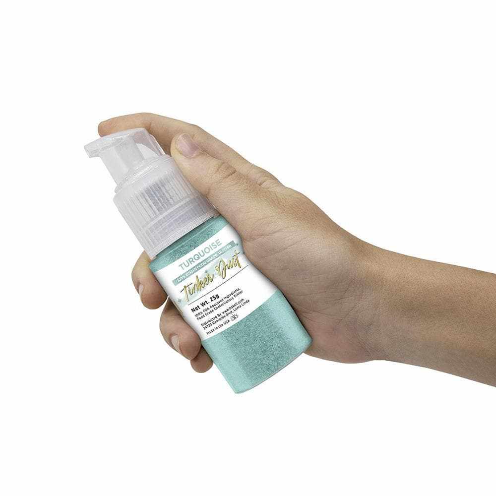 Turquoise Edible Glitter Spray 25g Pump | Tinker Dust&#xAE;