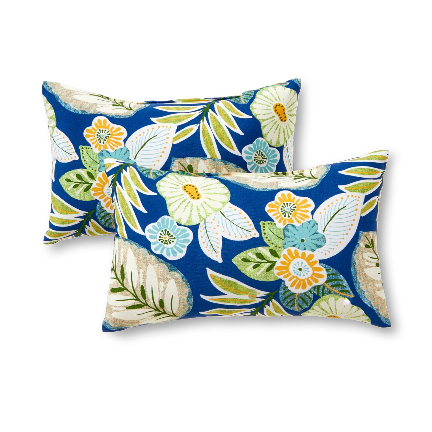 Outdoor 19 x 12 in. Rectangle Throw Pillow (2-Pack)