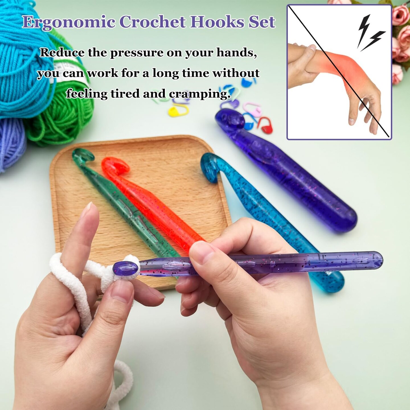 Hobekoee 12mm Large Crochet Hook