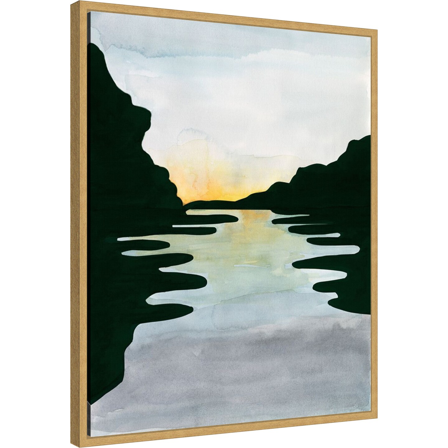 Elizabeths River I by Alicia Longley Framed Canvas Wall Art