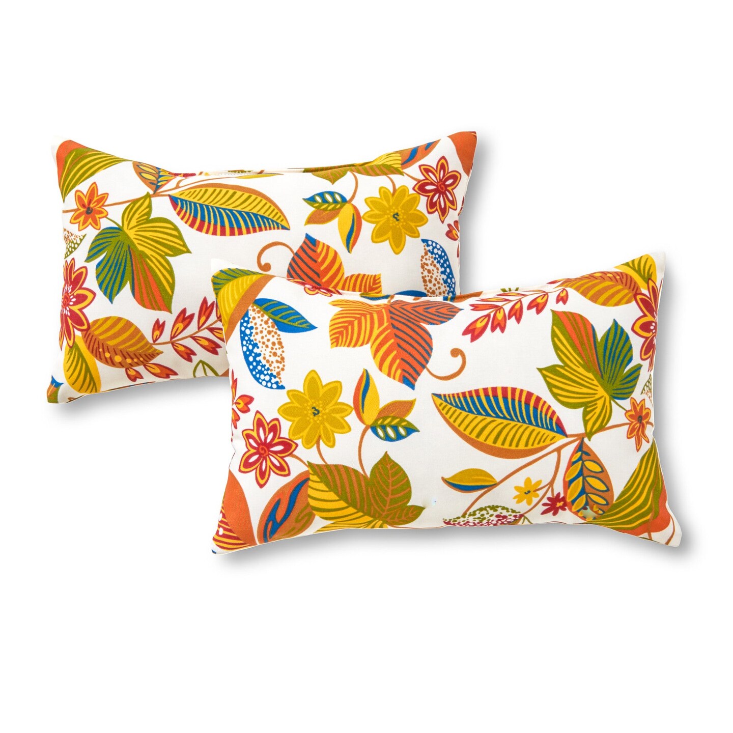 Outdoor 19 x 12 in. Rectangle Throw Pillow (2-Pack)