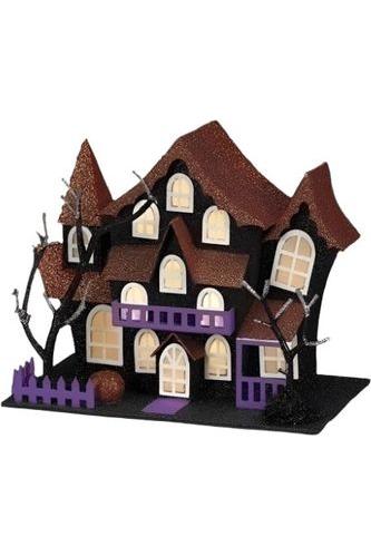 Halloween Lighted Haunted House: Orange