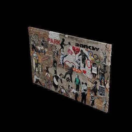 Banksy Graffiti Street Art Collage