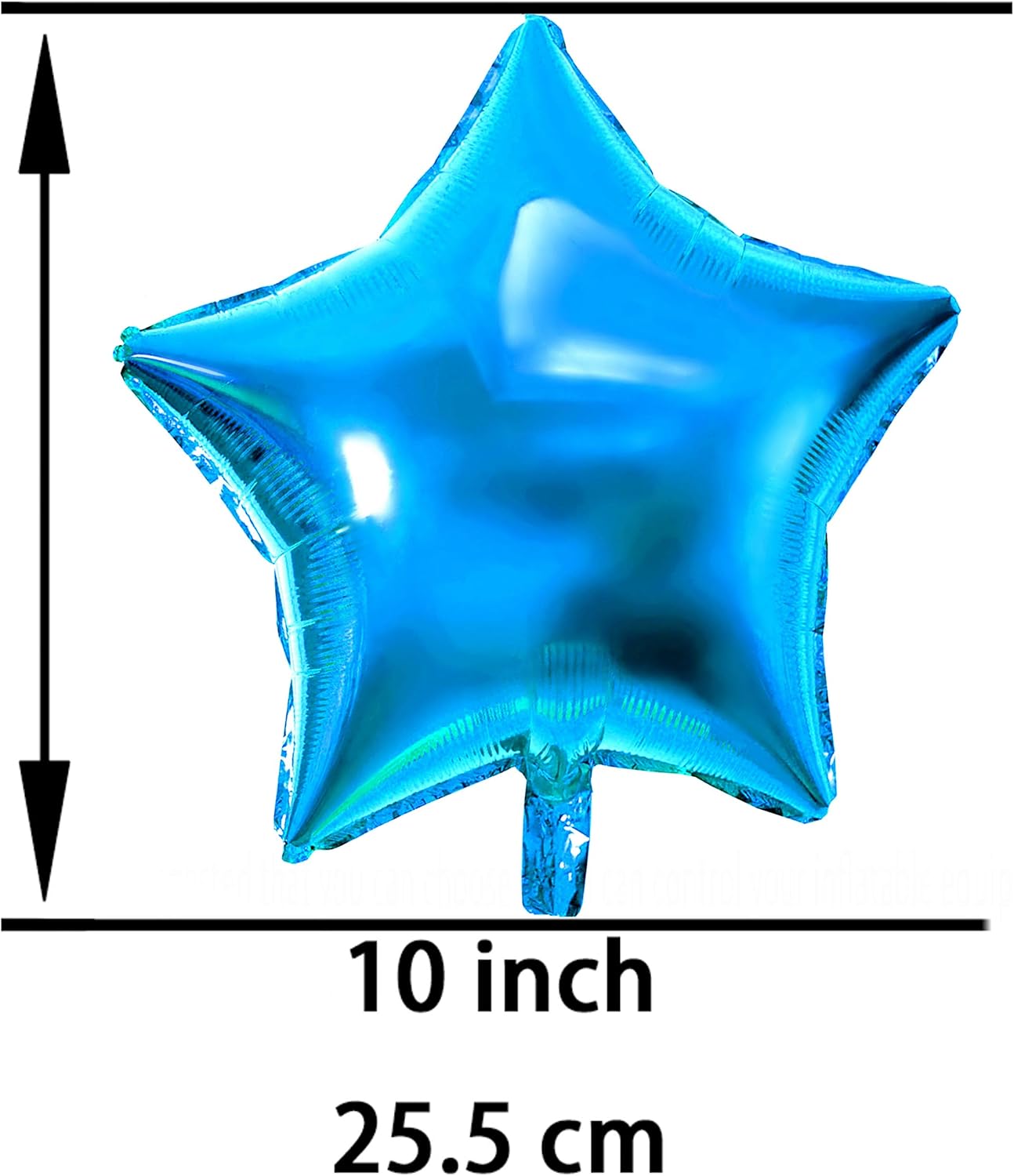 10inch Twinkle Blue Little Stars Shaped Foil Mylar Balloons