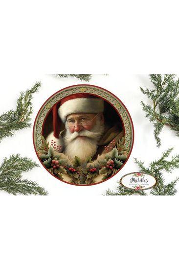 Victorian Vintage Santa Claus Sign