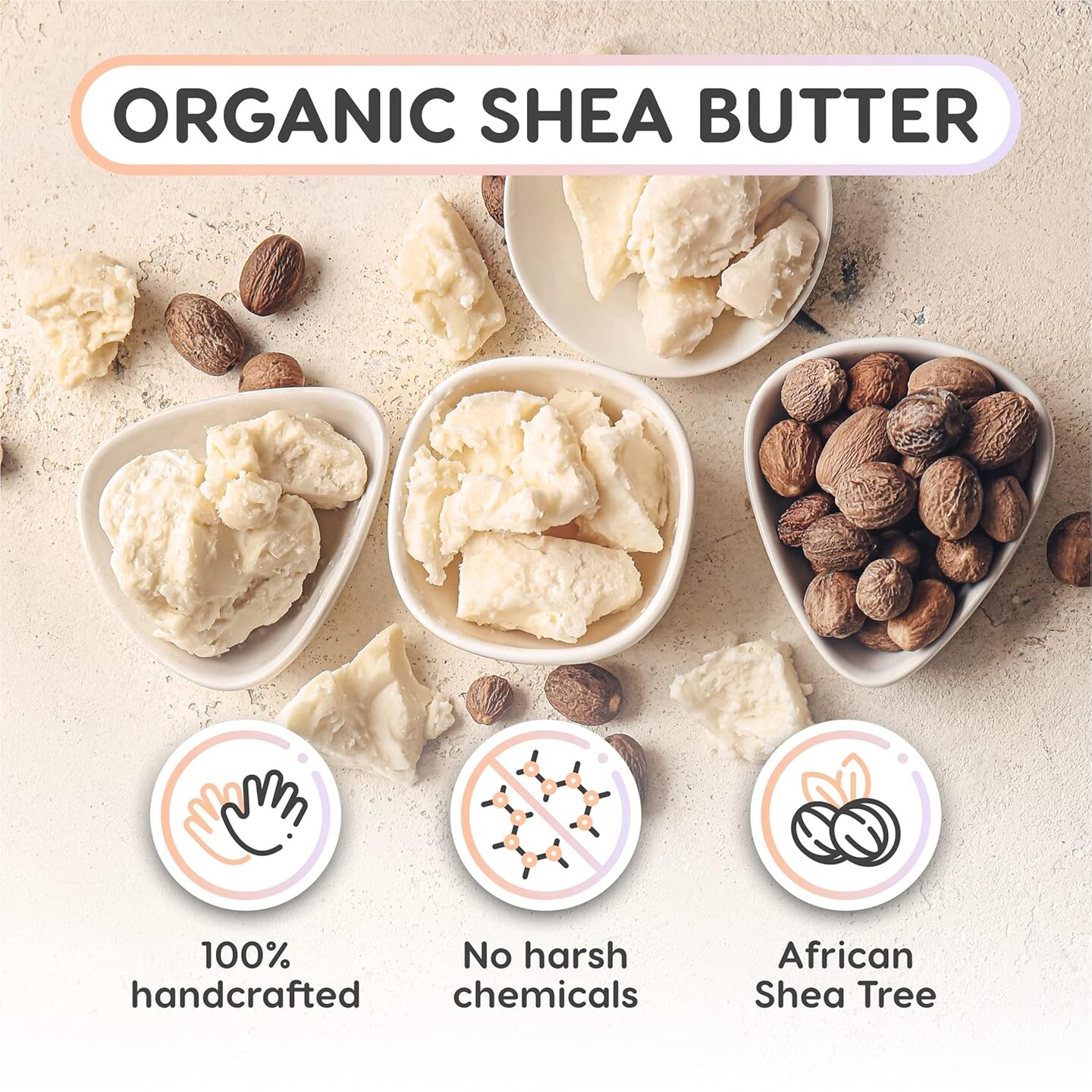 5LB - Shea Butter Soap Base Melt and Pour - SLS Free, No Palm Oil, Vegan &#x26; Cruelty Free - Organic Moisturizing Shea Butter Soap Base for Soap Making - Made from Natural Glycerin -(5 Pound)