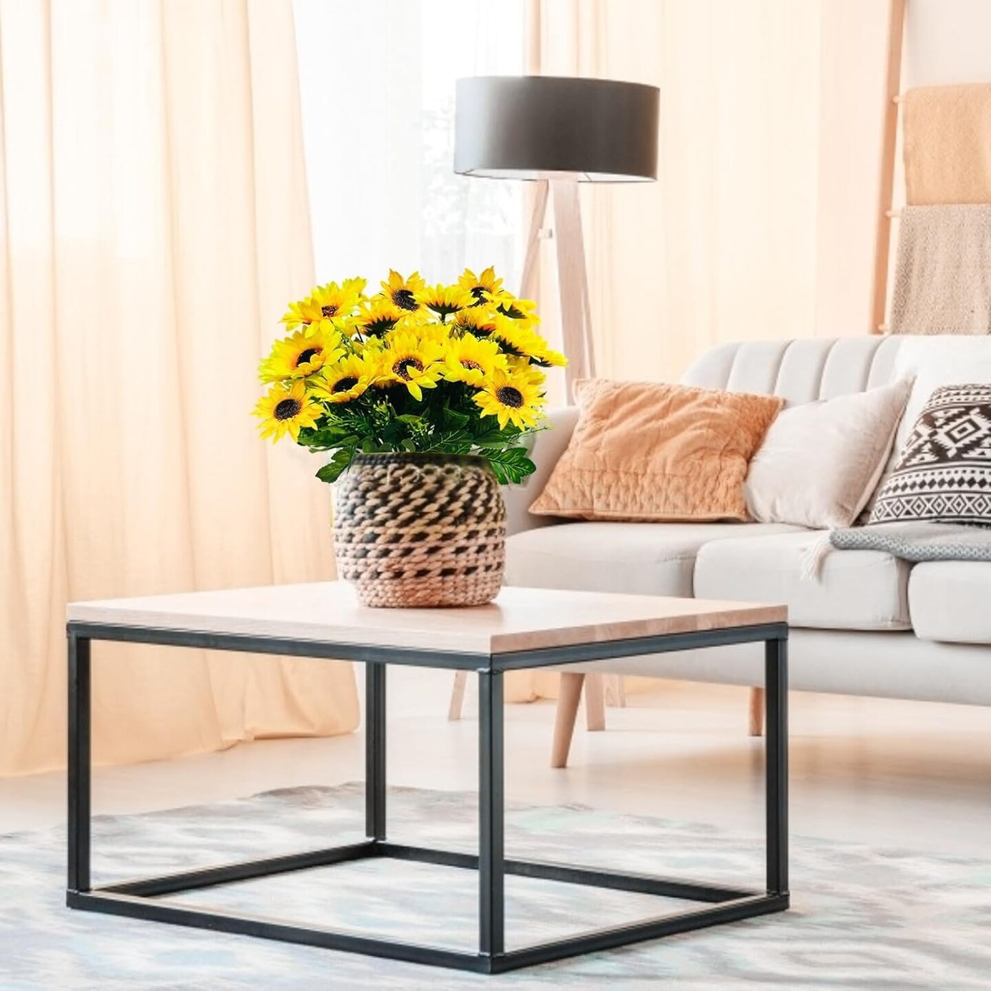 28Pcs Sunflowers Artificial Flowers Bulk Summer Decor Centerpiece