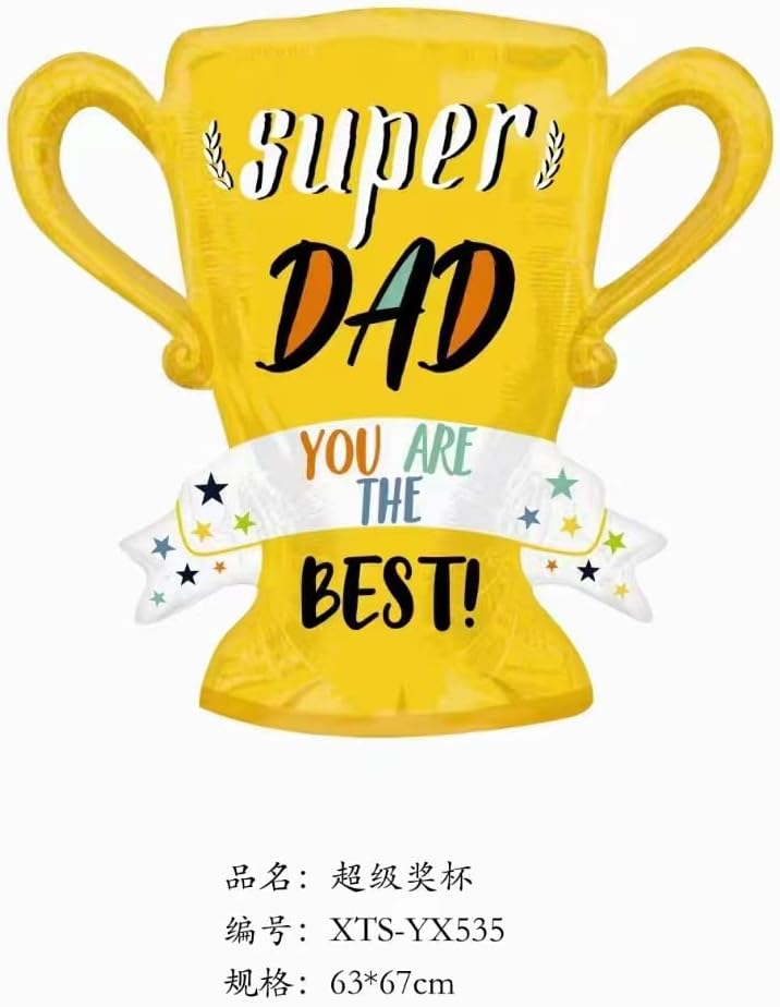 Happy fahters day balloons party decorations,cup theme fathers day balloons,fathers day party decorations supplies.