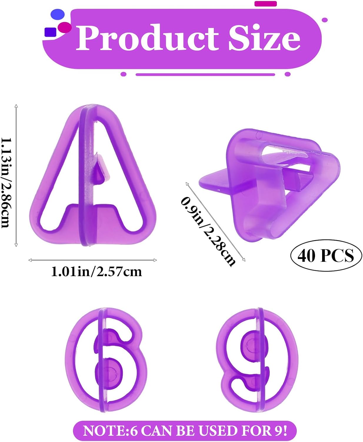 Plastic Alphabet Cookie Cutter Set 40 Piece