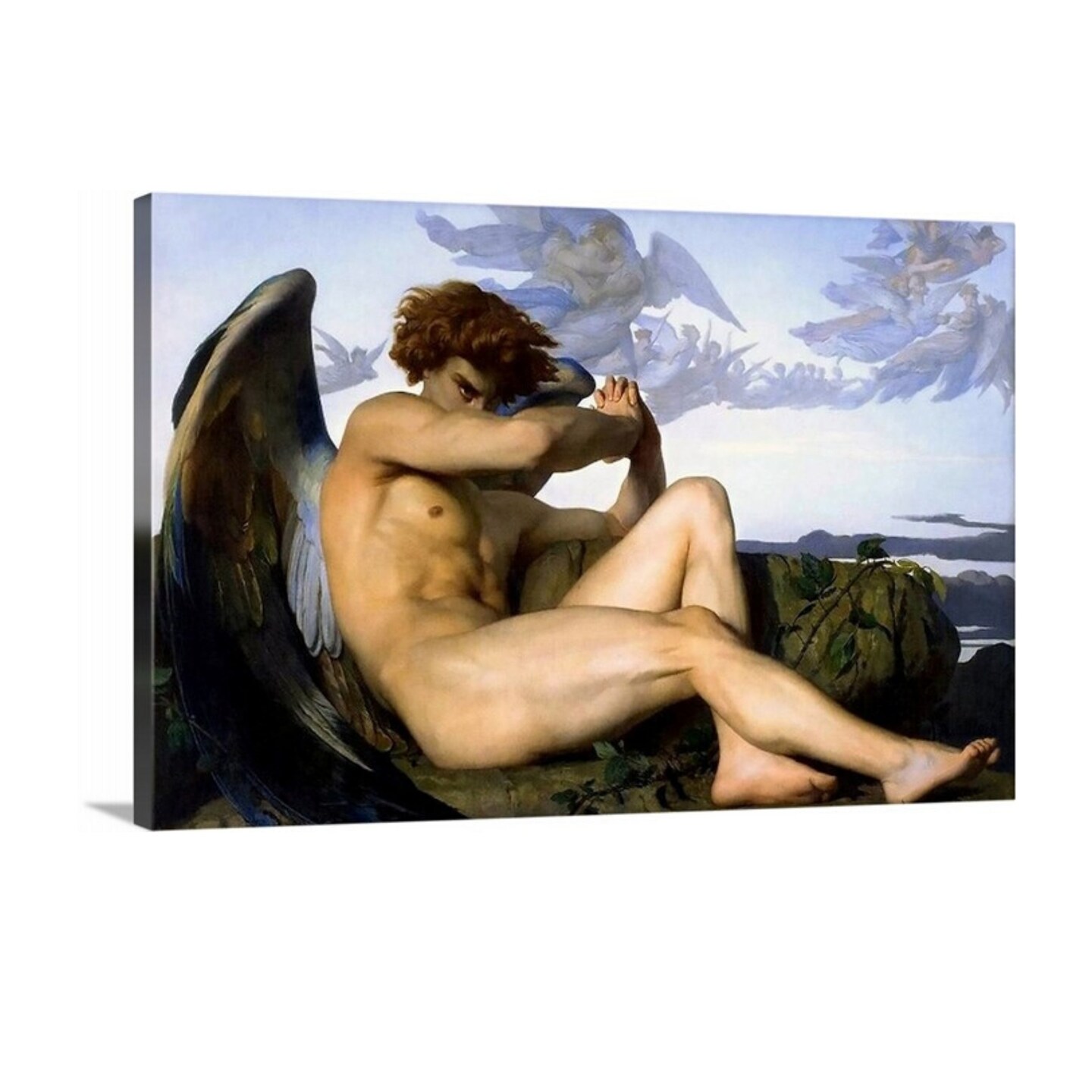 Fallen Angel by Alexandre Cabanel Framed art or Classic Framed Canvas art