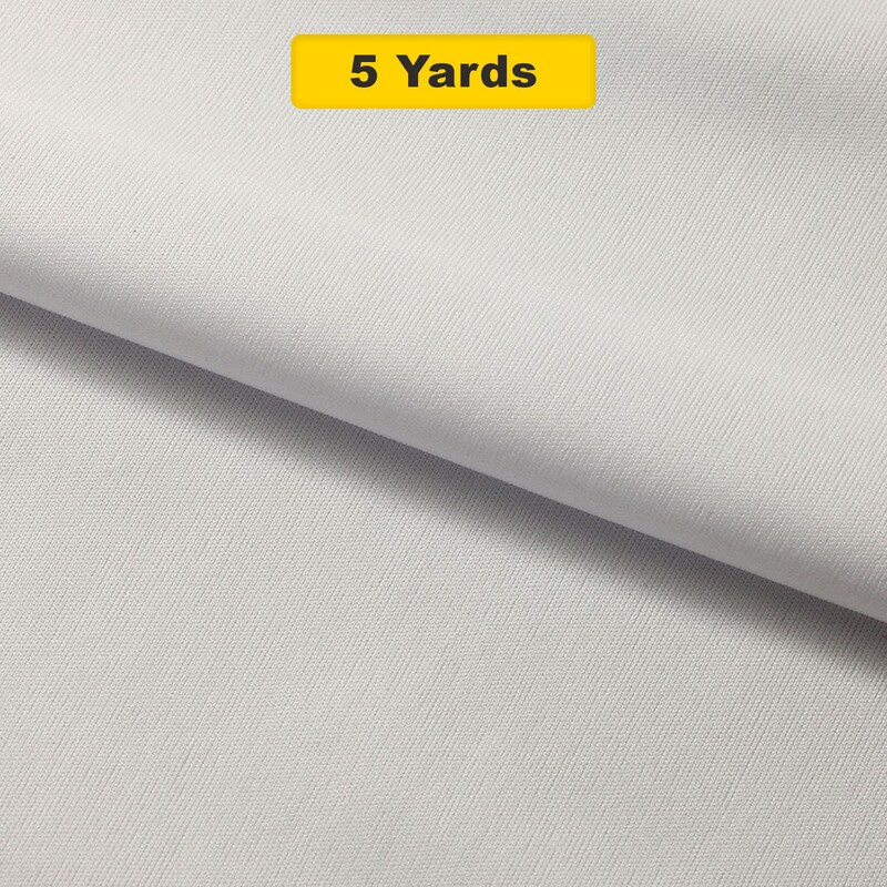 Micro Poly Stretch Solid Polyester Fabric