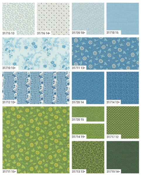 Sally's Stitches 1840-1860 2.5" Strip Roll (Jelly Roll) by Betsy Chutchian for Moda (31710JR)