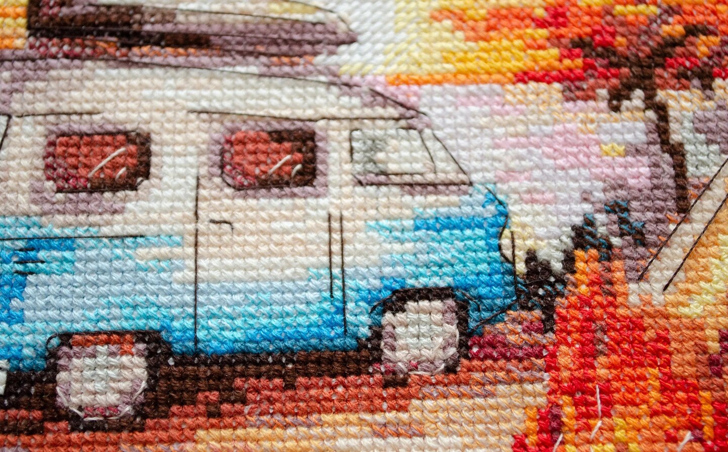 Cross-stitch kit - Beach adventures
