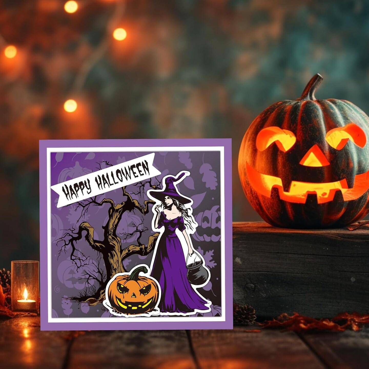 3PCS Halloween Stamps and Dies Set Layered Stencil(Halloween Themed)