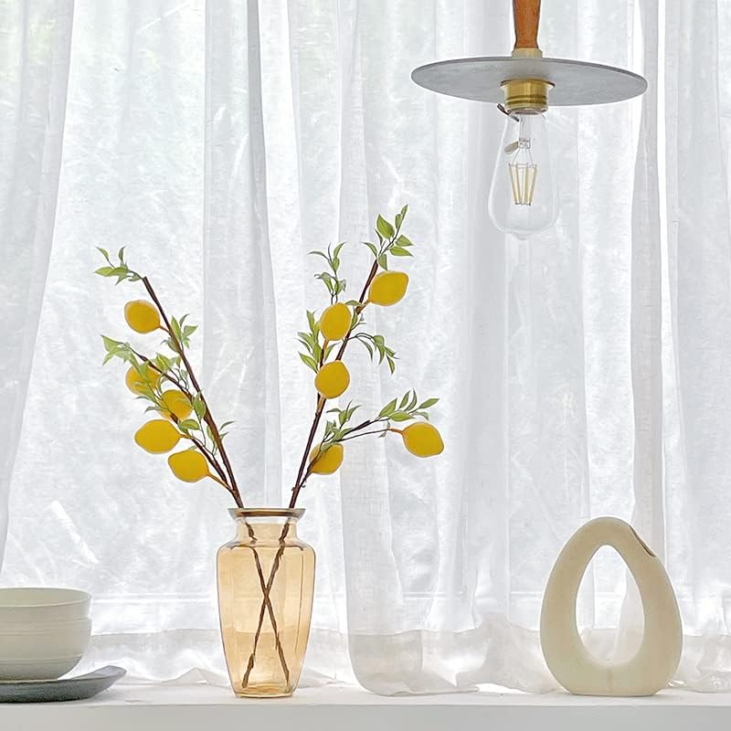 6Pcs 19&#x22; Lemon Decor Fake Lemons Summer Decor