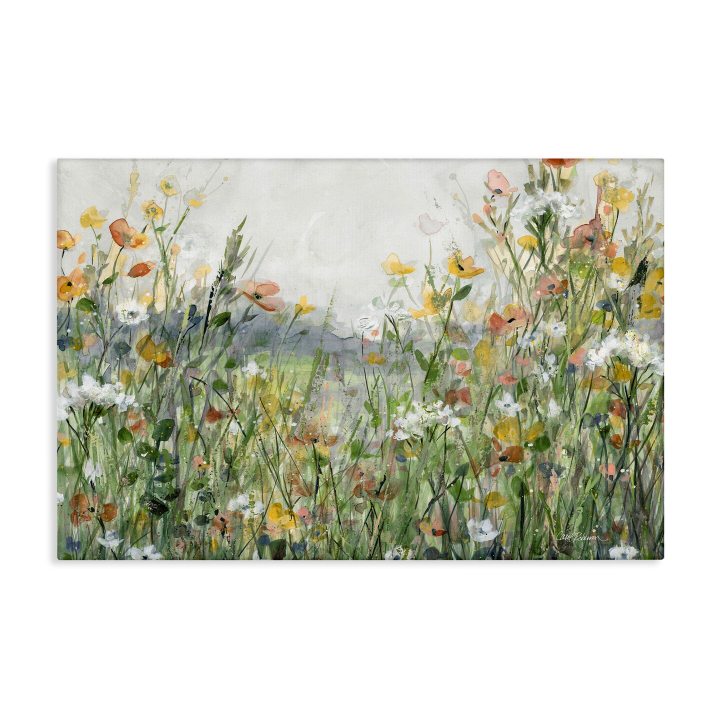 Stupell Industries Quiet Natural Meadow Canvas Design By Carol Robinson