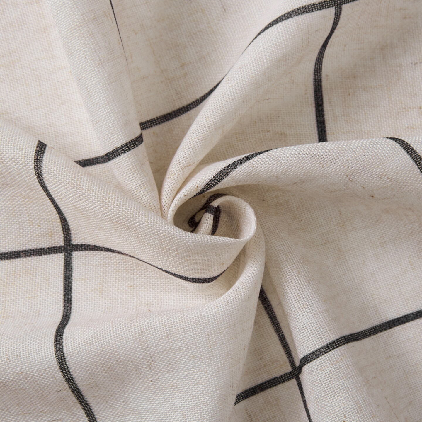 Threadmade Home Brighton Windowpane Plaid Blackout Window Curtain Panel