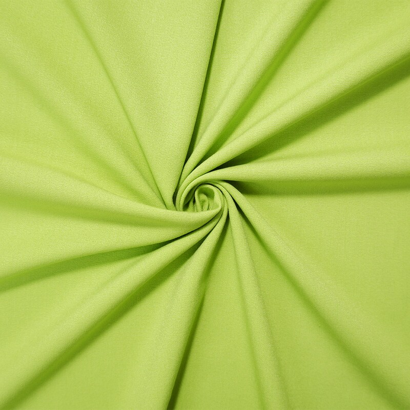 Green Poly Rayon Spandex Stretch Solid Woven Suiting Fabric By the Yard