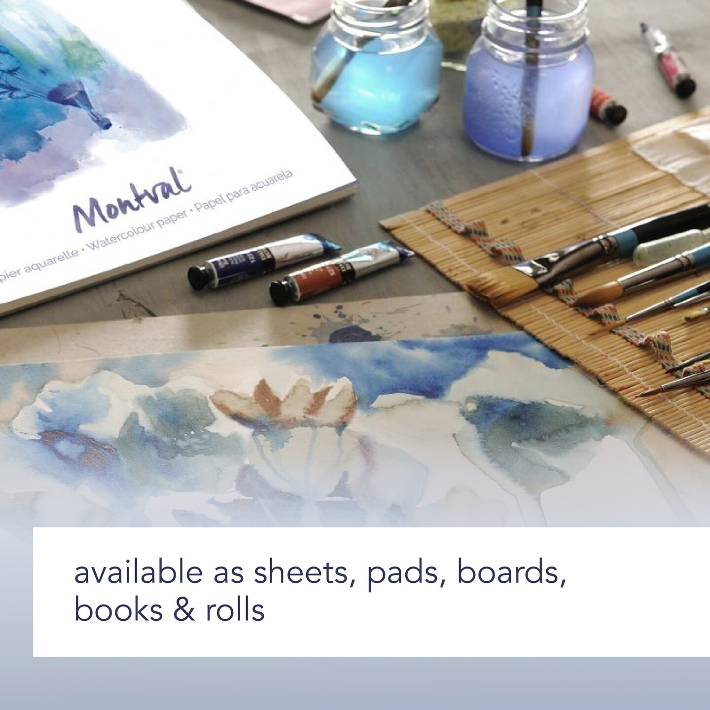 Canson Artist Series Montval Watercolor Pad 15"X20"-Fold Over, 12 Sheets