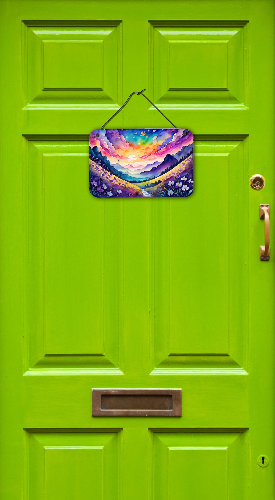 Edge Collections - 8" X 12" - Multicolor - Colorfull metal print - 1 Piece