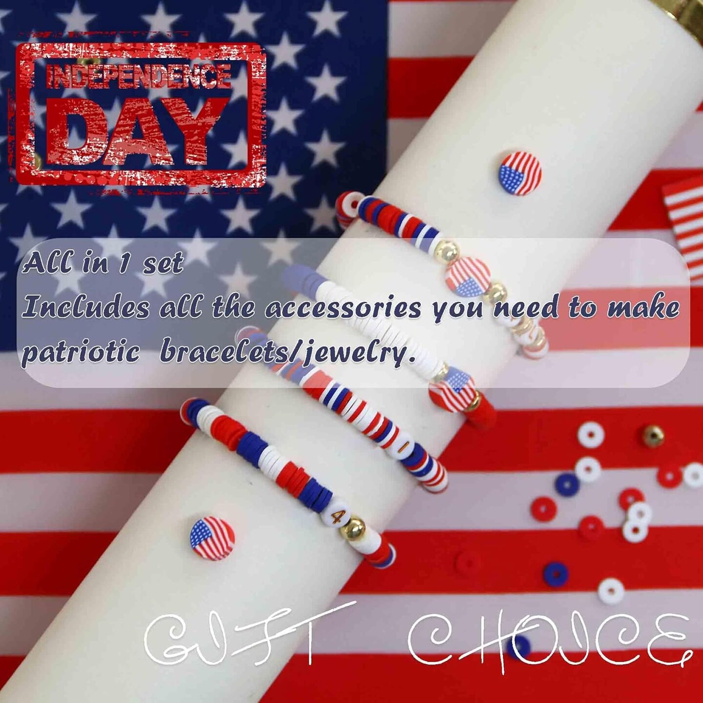 Clay Beads Bracelet Making Kit