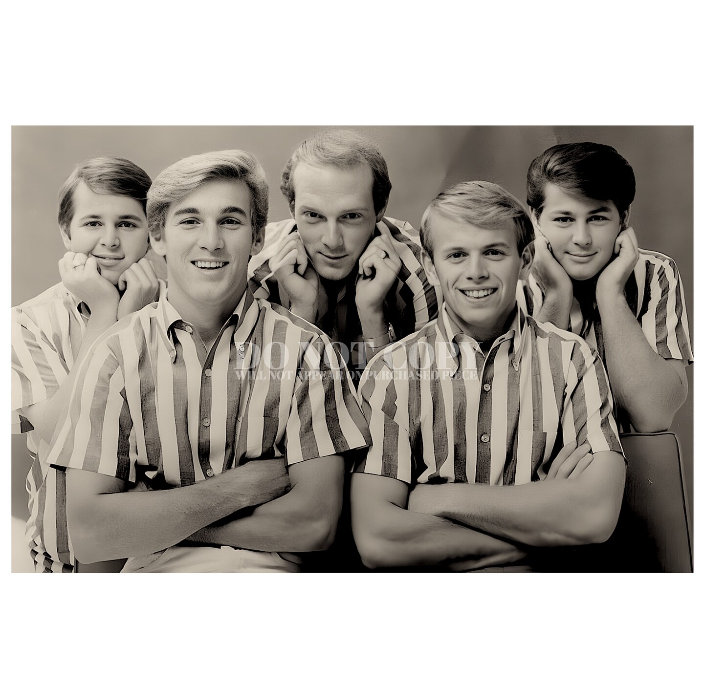 Beach Boys Photograph 11 X 17 | RARE 1964 Band Portrait | Brian
